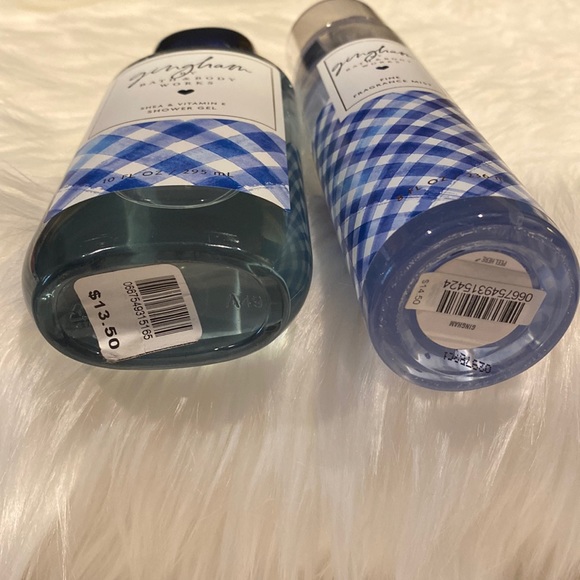 🔹2-pc Set “Gingham” BBW Collection, Fragrance Mist & Shower Gel, Gift Wrap, NWT - Picture 4 of 8